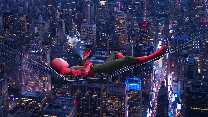 Spider-Man, Spider-Man: loin de chez soi, Tony Stark, Fond d'écran HD