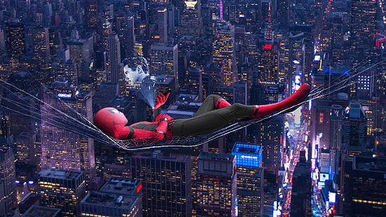 Spider-Man, Spider-Man: Far From Home, Tony Stark, HD tapet HD wallpaper