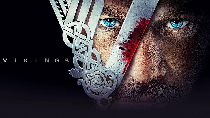 Ragnar Lodbrok, vikingos, Fondo de pantalla HD