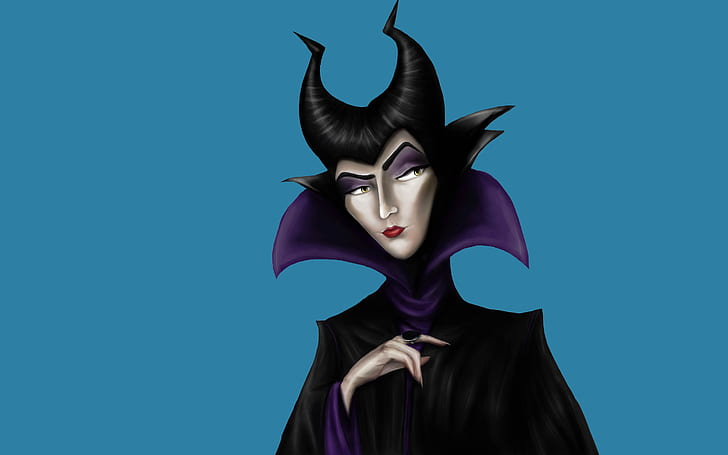 Maleficent Drawing, maleficent, drawing, HD wallpaper