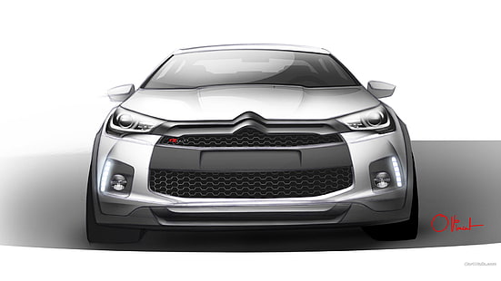 Citroen DS4, Citroën, carro, veículo, carros de prata, HD papel de parede HD wallpaper