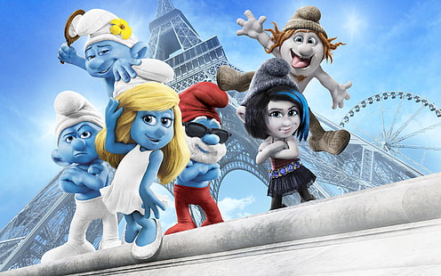 The Smurfs 2 Movie, film, schtroumpfs, Fond d'écran HD HD wallpaper