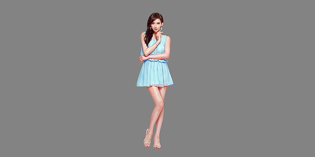  Girl, Beautiful, Sexy, Art, Asian, Minimalism, Dress, Figure, HL Z, HD wallpaper HD wallpaper