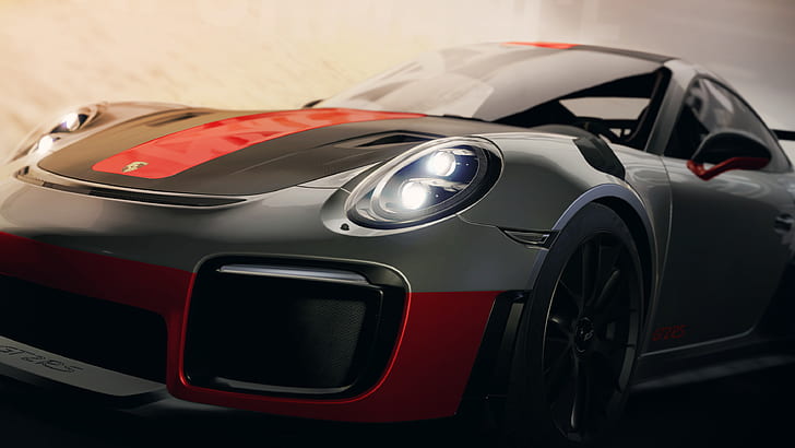 Xbox One X, 4K, Porsche 911 GT2 RS, Forza Motorsport 7, HD wallpaper