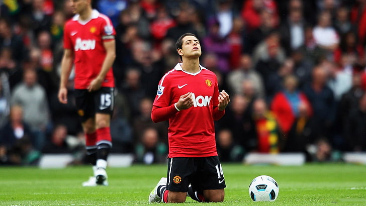 Manchester United, Javier Hernandez, Chicharito, soccer, HD wallpaper