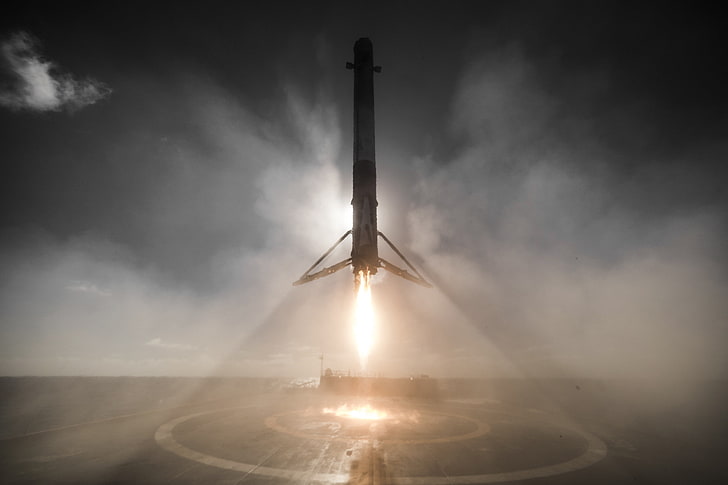 Iridium-1 Landing, SpaceX, rocket, landing, HD wallpaper