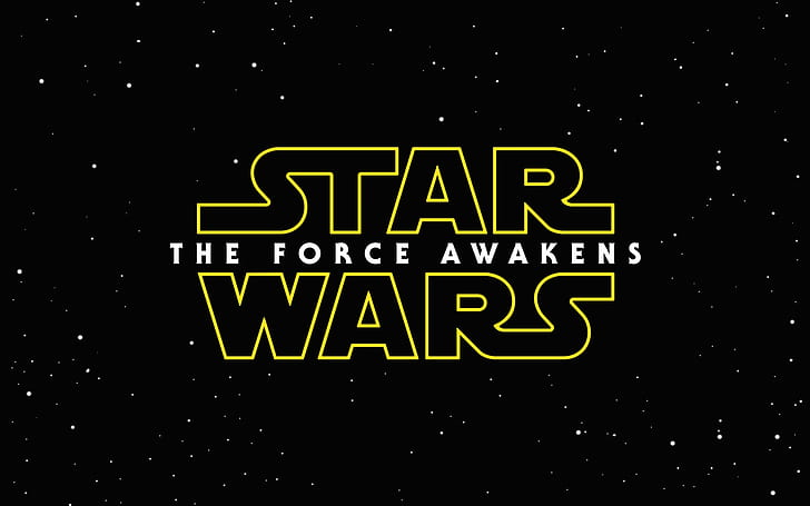Star Wars The Force Awakens Logo, star wars the force awakens, star wars 7, galaxy, new, HD wallpaper