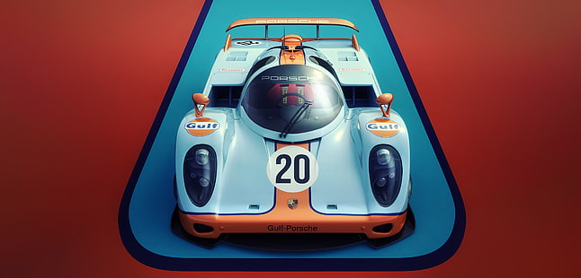 Otomatik, Mans, Spor, Makine, Yarış, Render, Render, 24 Saat Le Mans, Supercar, Sportcar, Encho Enchev, Ulaşım ve Araçlar, Porsche 917, 917, Encho Enchev, Klasik Le Mans Porsche konsepti, HD masaüstü duvar kağıdı HD wallpaper