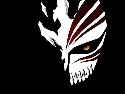 Отбеливатель Ichigo Hollow mask, Отбеливатель, аниме, глаза, HD обои HD wallpaper