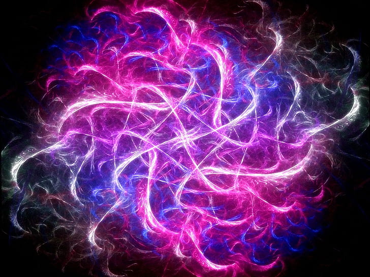 انفجار أرجواني أسود أزرق وردي أرجواني HD ، توضيح أرجواني ووردي ، مجردة ، أسود ، أزرق ، بنفسجي ، وردي، خلفية HD