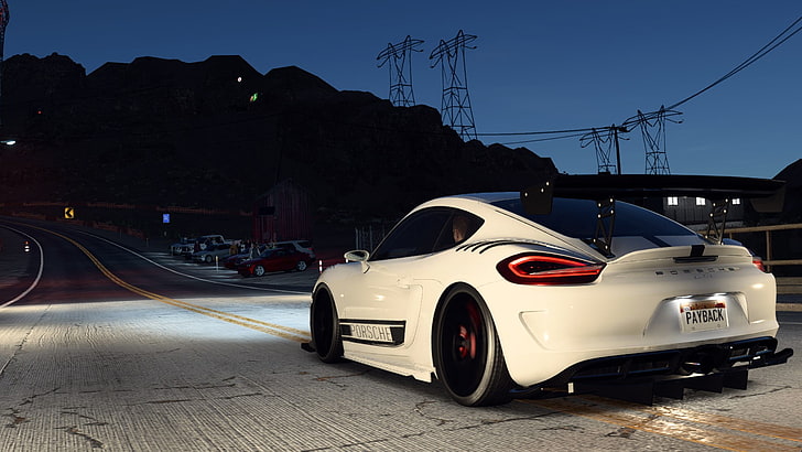 Need for Speed ​​ต้องการความเร็ว: Payback, screen shot, Porsche Cayman GT4, วอลล์เปเปอร์ HD
