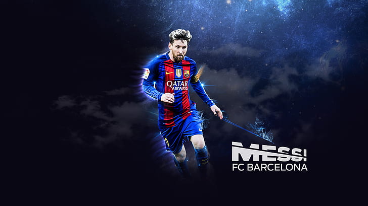 FC Barcelona, ​​Lionel Messi, HD masaüstü duvar kağıdı