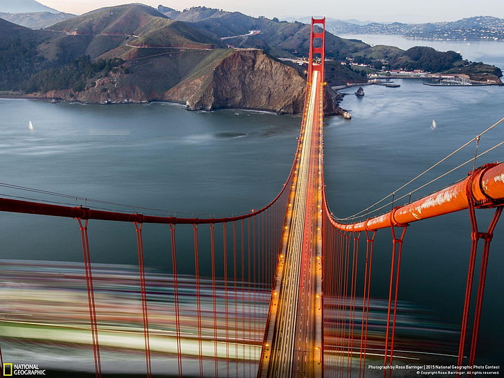 Golden Gate Crossings-National Geographic Photo Wa.., Golden Gate Bridge, San Francisco, HD wallpaper