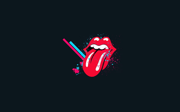 Lábios da Rolling Stone, Banda (Música), The Rolling Stones, HD papel de parede