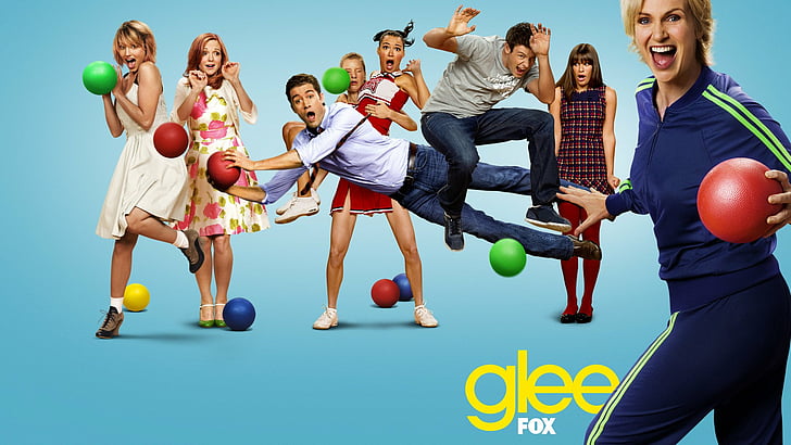 Programa de televisión, Glee, Cory Monteith, Finn Hudson, Jane Lynch, Matthew Morrison, Sue Sylvester, Will Schuester, Fondo de pantalla HD