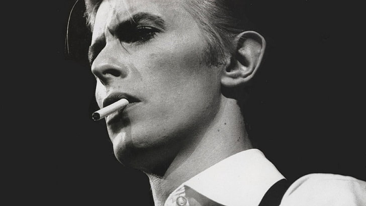 muzyk, David Bowie, palący, Tapety HD