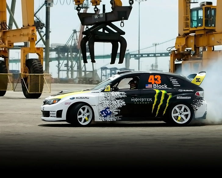 monster energy rally cars car ken block, HD wallpaper