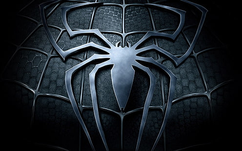 Логотип Spider-Man цифровые обои, Человек-паук, кино, HD обои HD wallpaper