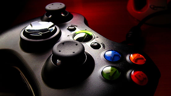 Xbox 360-kontroller, gamepad, Xbox 360, spelkonsol, HD tapet HD wallpaper