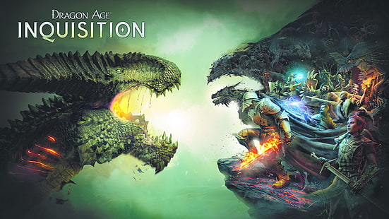videogiochi, Dragon Age Inquisition, drago, Sfondo HD HD wallpaper