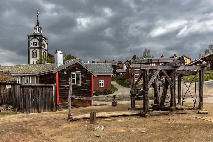 Norwegen, Gebäude, Stadt, Kirche, HD-Hintergrundbild