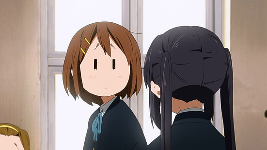 K-ON !, anime dziewczyny, Hirasawa Yui, Nakano Azusa, Tapety HD HD wallpaper