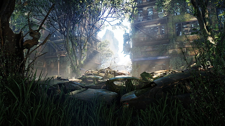 video games war cityscapes jungle crysis fps alien nomad nano alcatraz electronic arts crysis 3 1 Video Games Crysis HD Art , war, Video Games, HD wallpaper