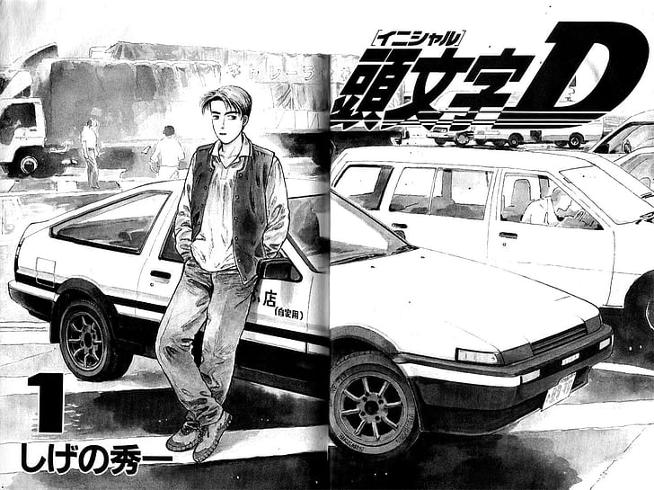 Anfangs D, Toyota Sprinter Trueno AE86 GT-Apex, HD-Hintergrundbild