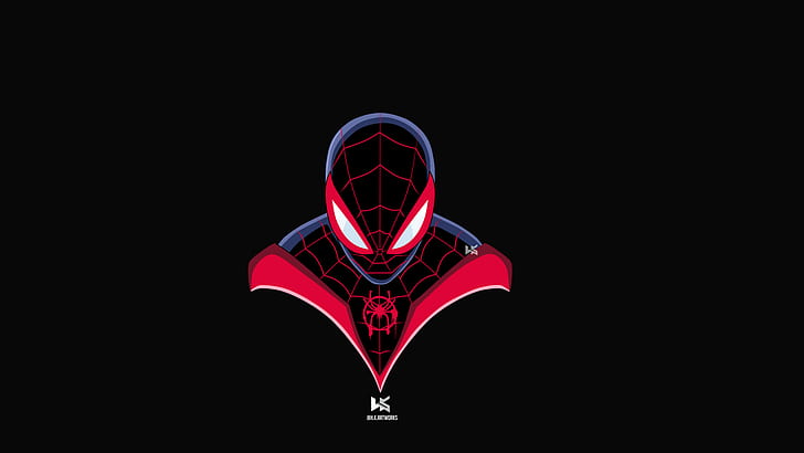 Spiderman en el verso araña, 2018 películas, películas, Spiderman, películas animadas, hd, artista, obra de arte, artstation, Fondo de pantalla HD