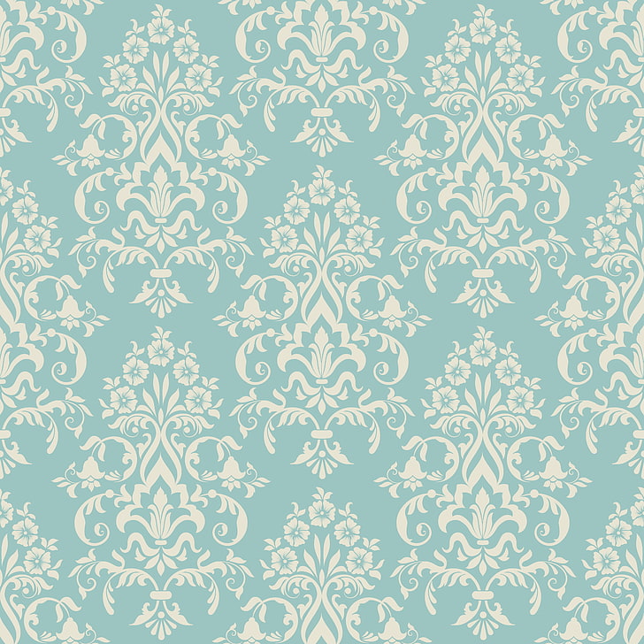 vector, texture, ornament, vintage, design, retro, background, pattern, seamless, template, foral, HD wallpaper