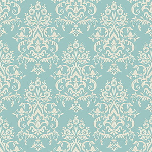 vector, texture, ornament, vintage, design, retro, background, pattern, seamless, template, foral, HD wallpaper HD wallpaper