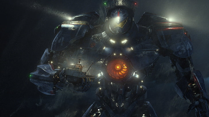 Gipsy Danger from Pacific Rim, Pacific Rim, movies, HD wallpaper