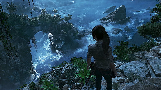 Shadow of the Tomb Raider, Tomb Raider 2018, jeux vidéo, concept art, eau, Tomb Raider, Fond d'écran HD HD wallpaper