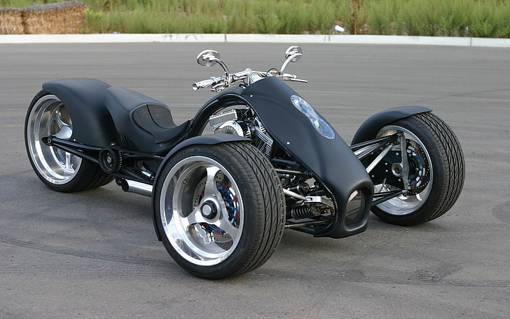 Three wheels, Motorcycle, Roadster, HD wallpaper