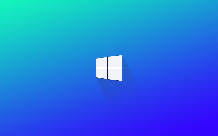 Minimalismus, Logo, Windows 10, Windows 11, einfacher Hintergrund, Farbverlauf, Windows-Logo, Betriebssystem, HD-Hintergrundbild