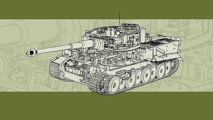 Panzer, Tiger I, HD-Hintergrundbild