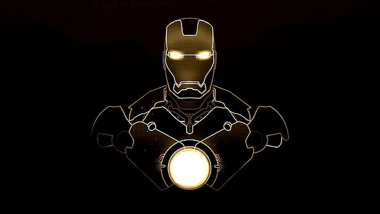 Marvel Iron Man цифровые обои, Железный Человек, HD обои HD wallpaper