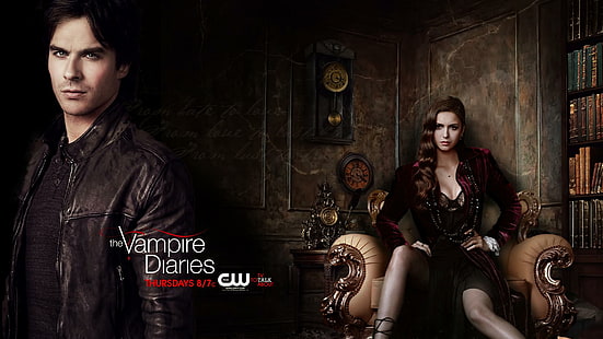 The Vampire Diaries Stagione 4, stagione, vampiri, diari, serie tv, Sfondo HD HD wallpaper