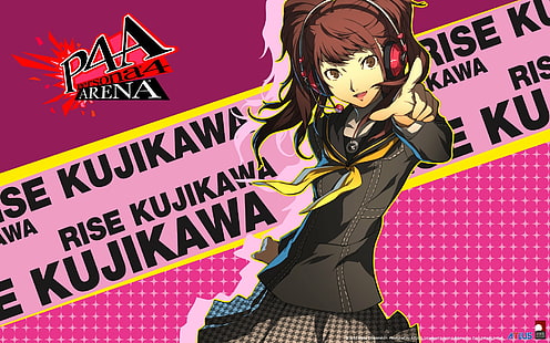 Persona, Persona 4: Arena, Rise Kujikawa, วอลล์เปเปอร์ HD HD wallpaper
