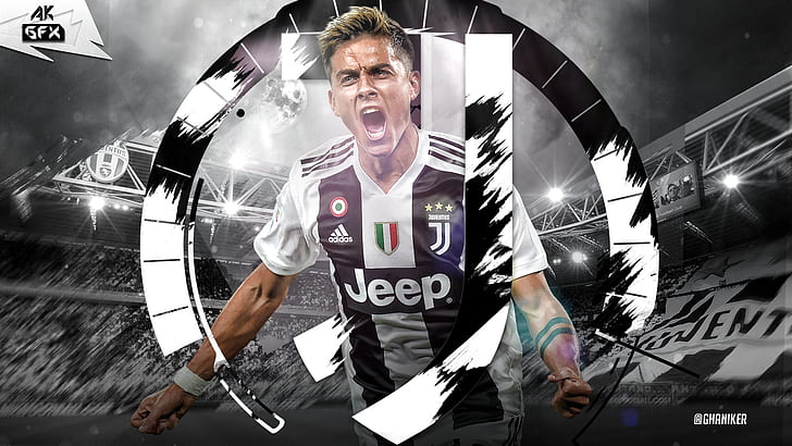 Soccer, Paulo Dybala, Argentinian, Juventus F.C., HD wallpaper