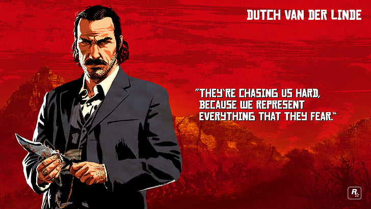 Red Dead, Red Dead Redemption 2, Dutch van der Linde, HD wallpaper