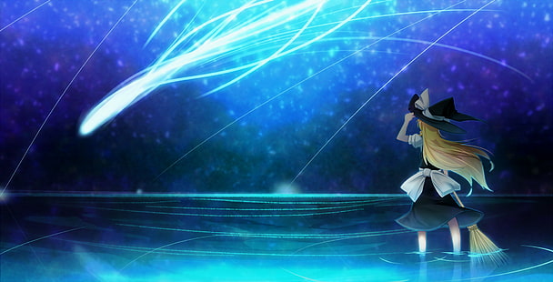 Anime, Touhou, Marisa Kirisame, วอลล์เปเปอร์ HD HD wallpaper