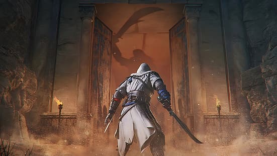 Assassin's Creed Mirage, 4K, Assassin's Creed, Ubisoft, videogiochi, assassini, personaggi di videogiochi, Sfondo HD HD wallpaper