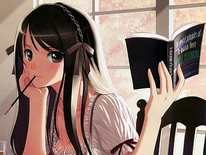 Anime Girls, brunette, Fault!!, Long Hair, Tony Taka, HD wallpaper HD wallpaper