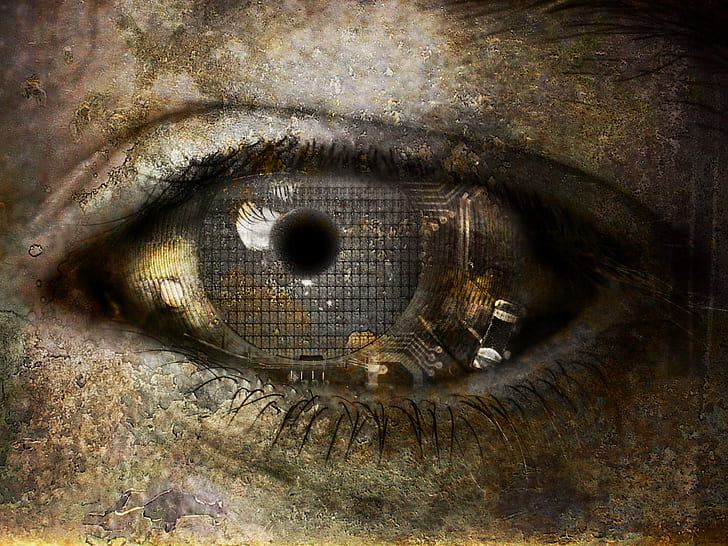 العين HD ، العين البشرية ، الفنية ، العين، خلفية HD
