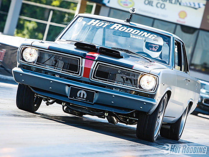 1968, car, drag, hot, mucle, plymouth, race, racing, rods, valiant, HD wallpaper