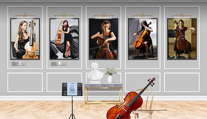 cello, viola da gamba, HD wallpaper