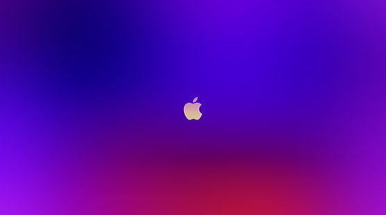 FoMef - iCloud Blue-Purble, Apple-logotyp, Datorer, Mac, HD tapet HD wallpaper