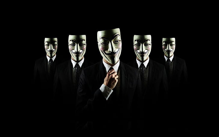 Anonim, Topeng Lukisan, anonim, topeng lukisan, Wallpaper HD