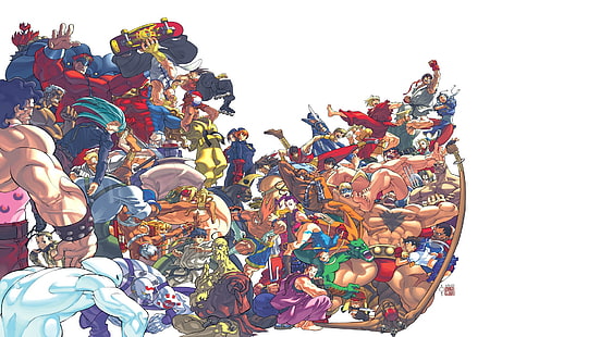 Street Fighter White Capcom HD, gry wideo, biały, street, fighter, capcom, Tapety HD HD wallpaper